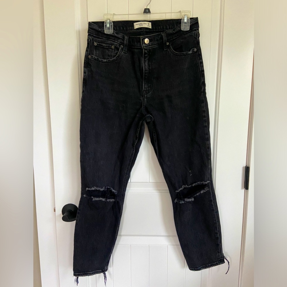 Abercrombie & Fitch High Rise Mom Jean Sz 8